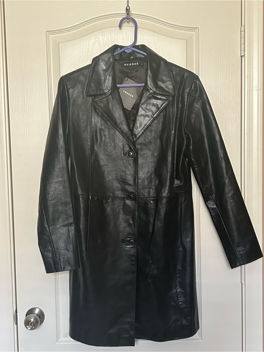 Women's Prague Black Leather Jacket